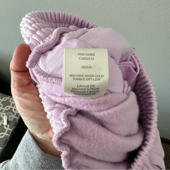 For Love & Lemons Josie Pink/Purple Jogger Sweatpants Lounge Small - Picture 14 of 15